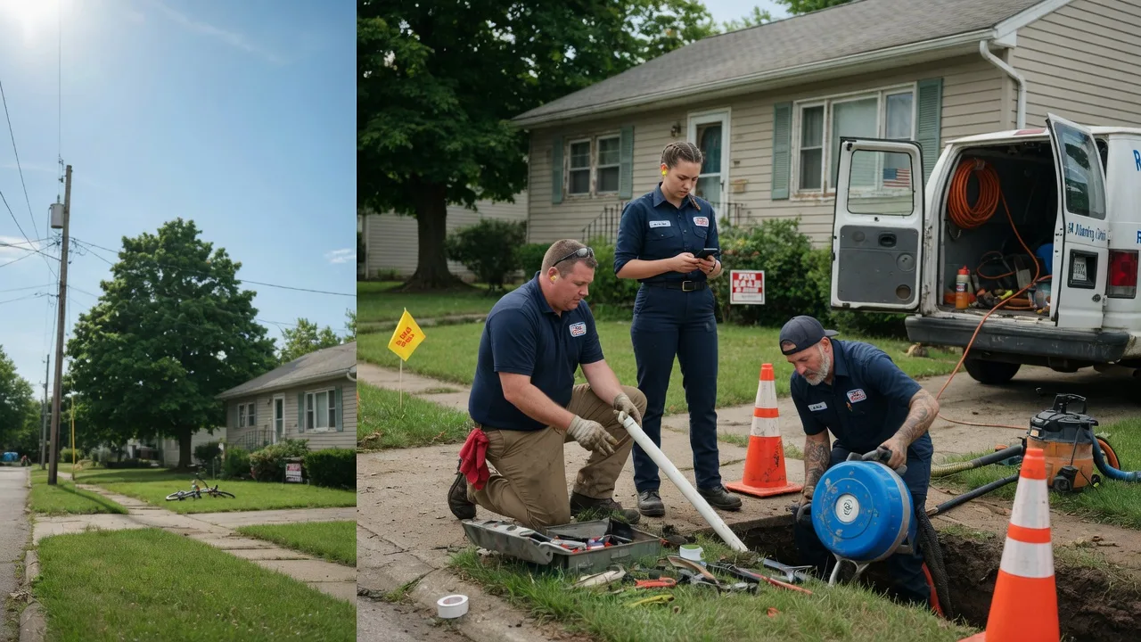 Sewer Line Repair in Hallett, OK near me